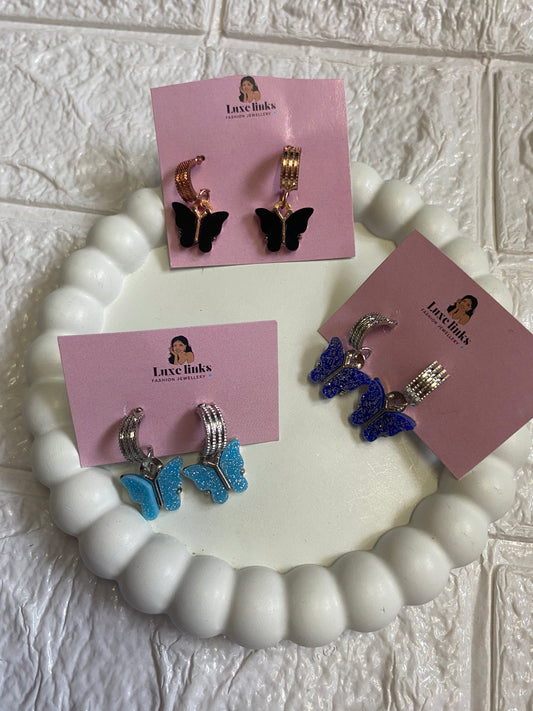 Butterfly hoops