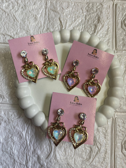 Dreamy heart earring