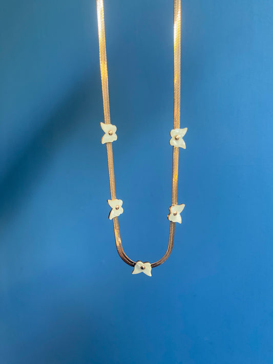 Butterfly snake sleek chain